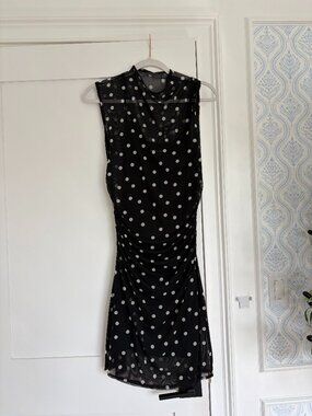 Abercrombie & Fitch Black // White Polka Dot Dress